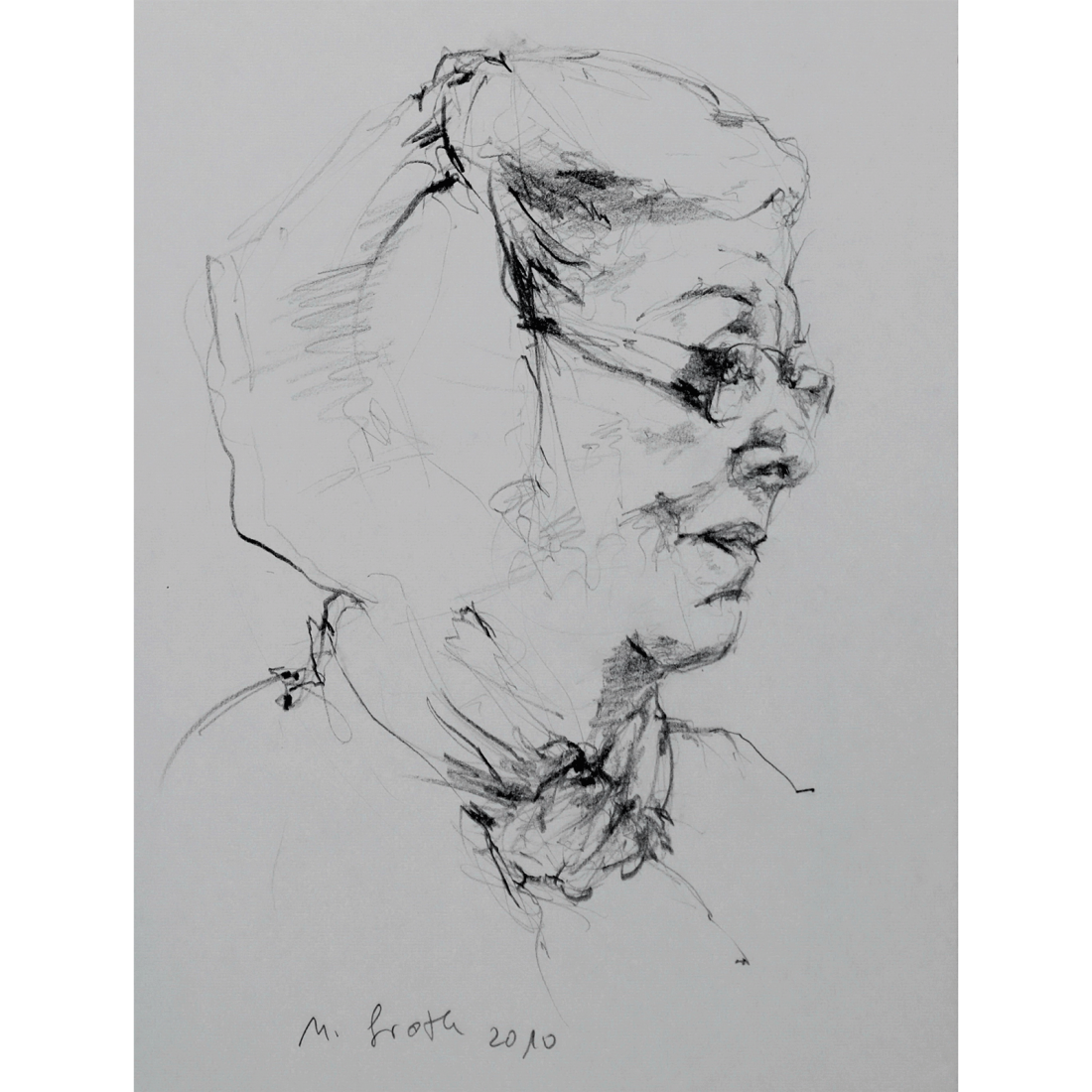 Doris K. 4, 2010, 42x30cm, Bleistift auf Papier